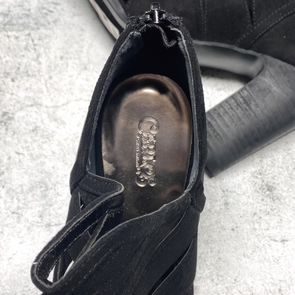 Carlos Santana Solera Open Toe Casual Ankle Strap Sandals Size 8.5, 9, 9.5 Black - Picture 5 of 12